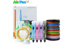 Pix 3D Air Pen 2S VIP, culoare CAMUFLAJ + Set filament PLA Eco (20 de culori, 100 metri)